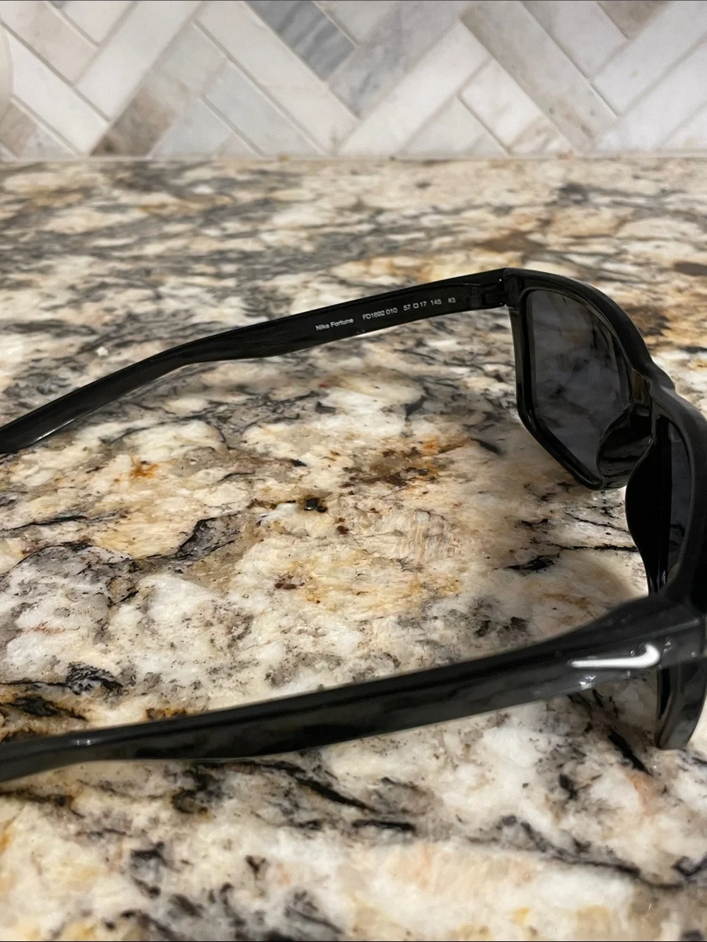 Nike Fortune Black Sunglasses with Dark Lenses